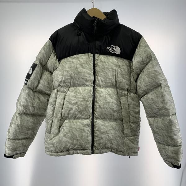 中古】Supreme×THE NORTH FACE 19AW Paper Print Nuptse Jacket サイズ