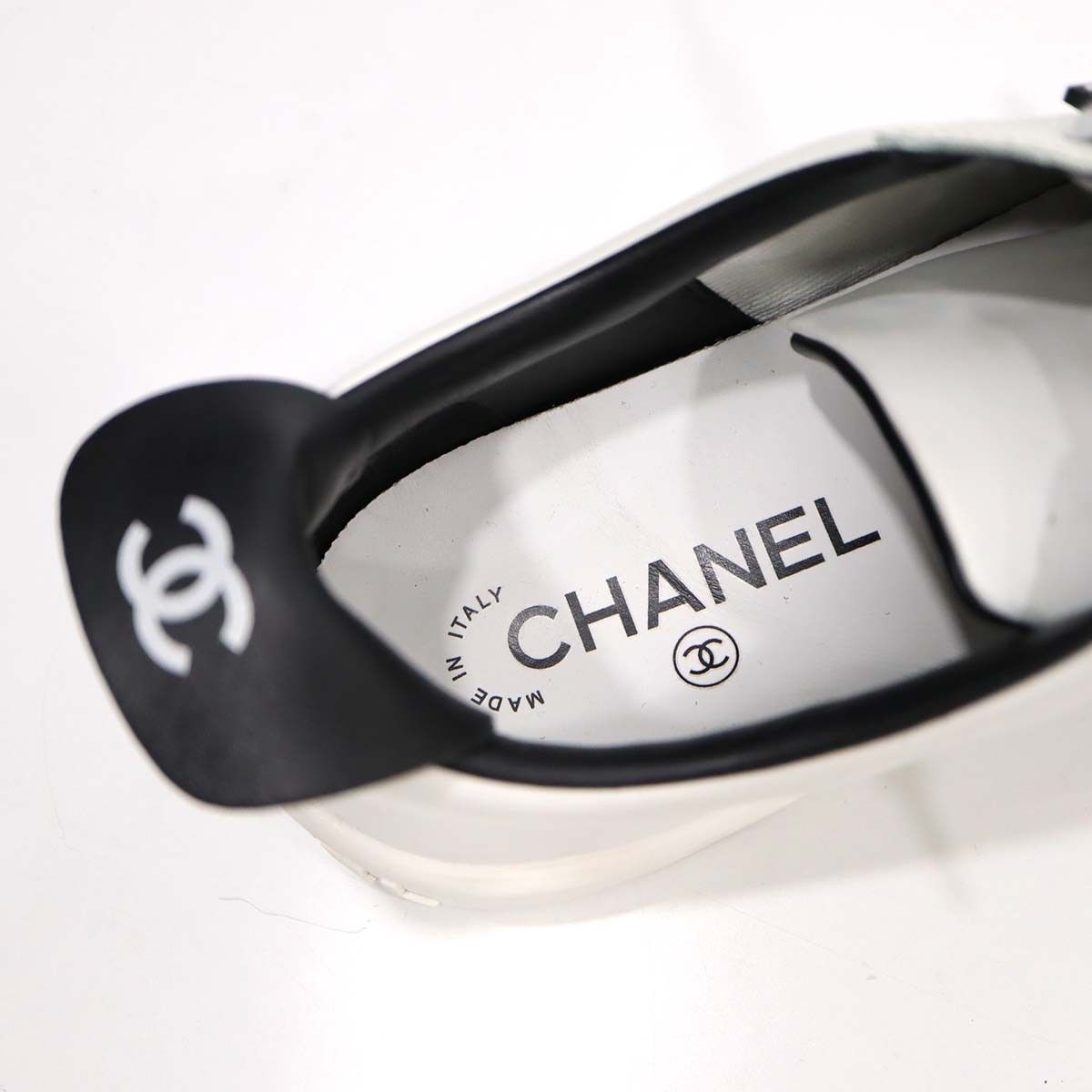 CHANEL シャネル スニーカー G34085 ホワイト サイズ38 25cm