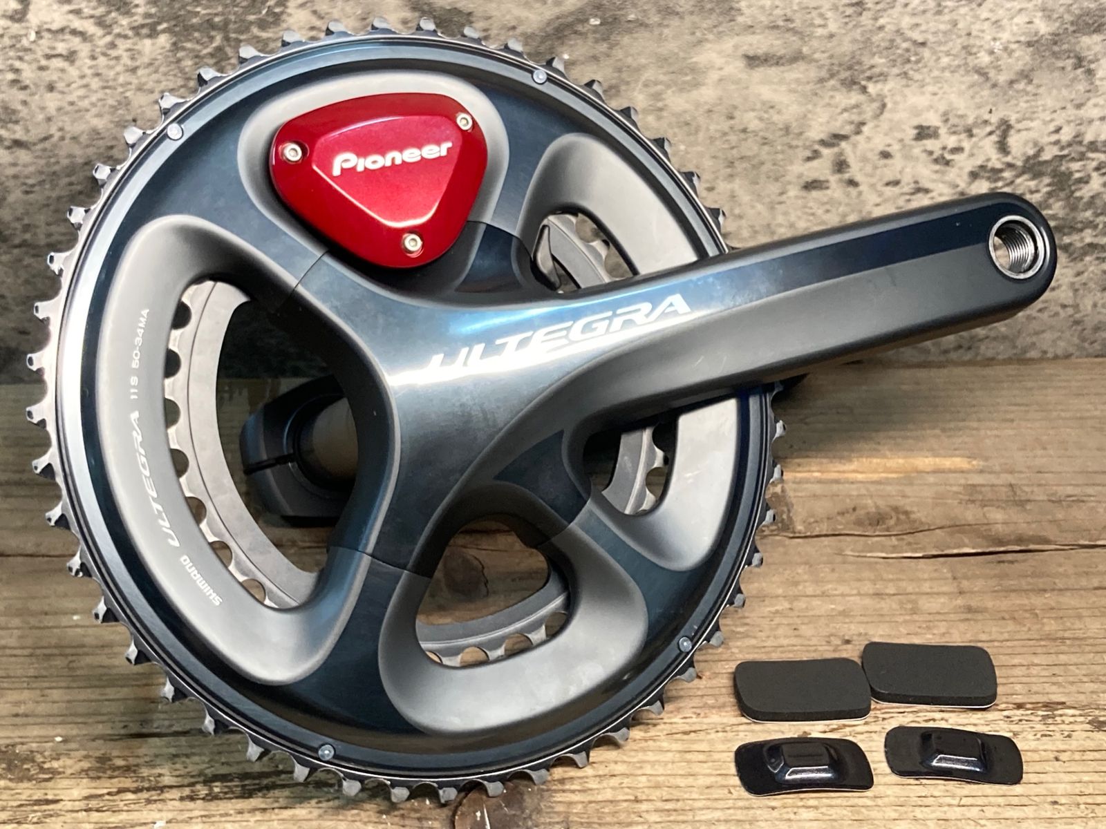 JH208 パイオニア Pioneer シマノ SHIMANO アルテグラ ULTEGRA FC-6800 パワーメーター クランクセット 50|34T 170mm 接続 済