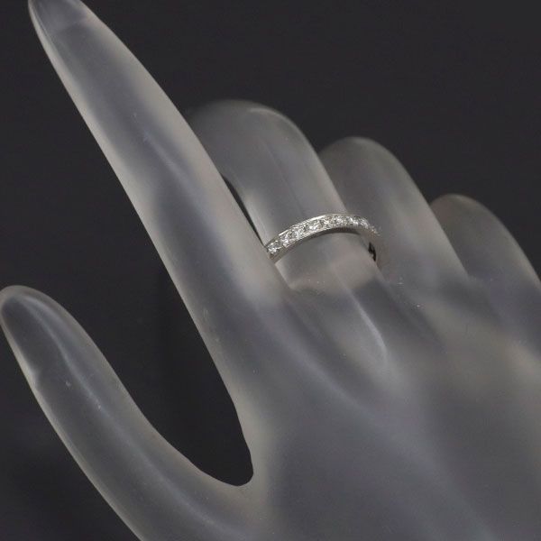 Pt900 ダイヤモンド リング 0.52ct フルエタニティ - メルカリ 