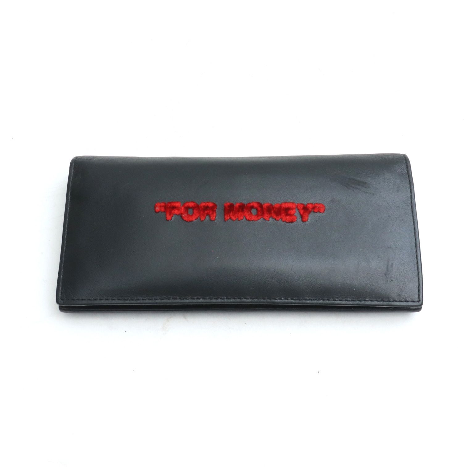 OFF-WHITE Quote Yen Wallet ブラック - メルカリ 