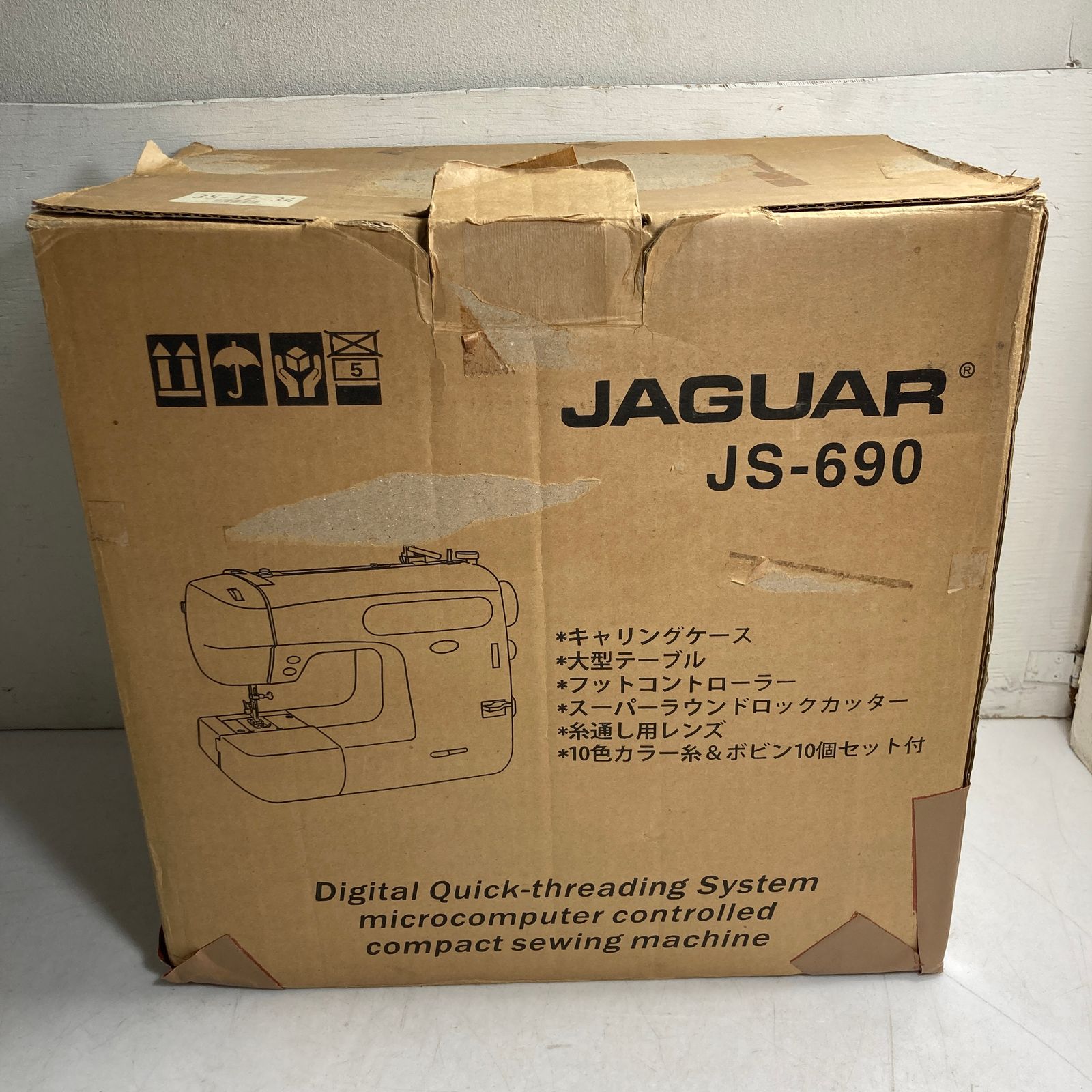 Jaguar - 週末限定価格 早い者勝 JAGUAR ミシン JS-690 ☆未使用品の通販 by dnguya's shop｜ジャガーならラクマ