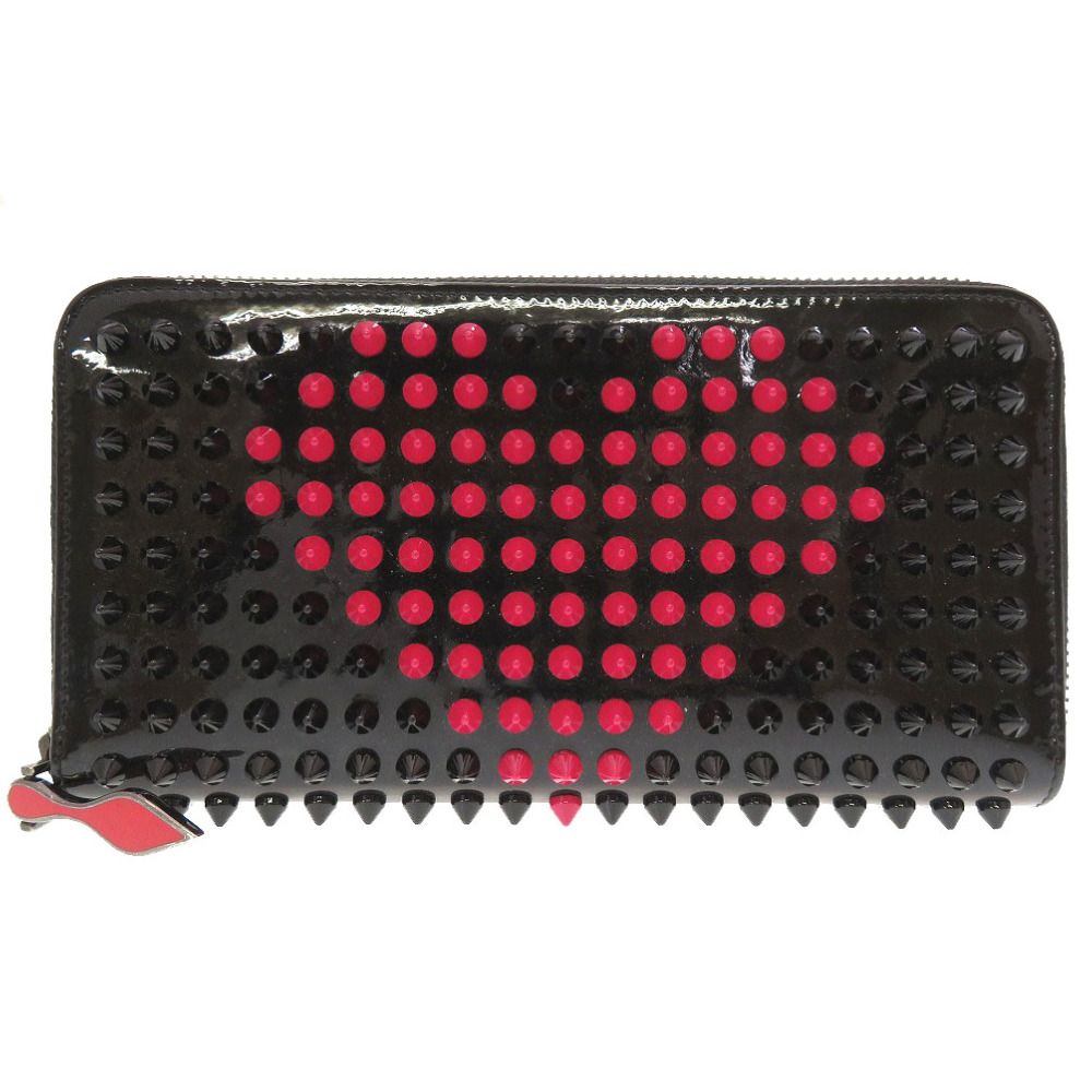 クリスチャンルブタン　スタッズ付きピンククラッチバッグ クリスチャンルブタン Christian Louboutin スタッズ ショルダー