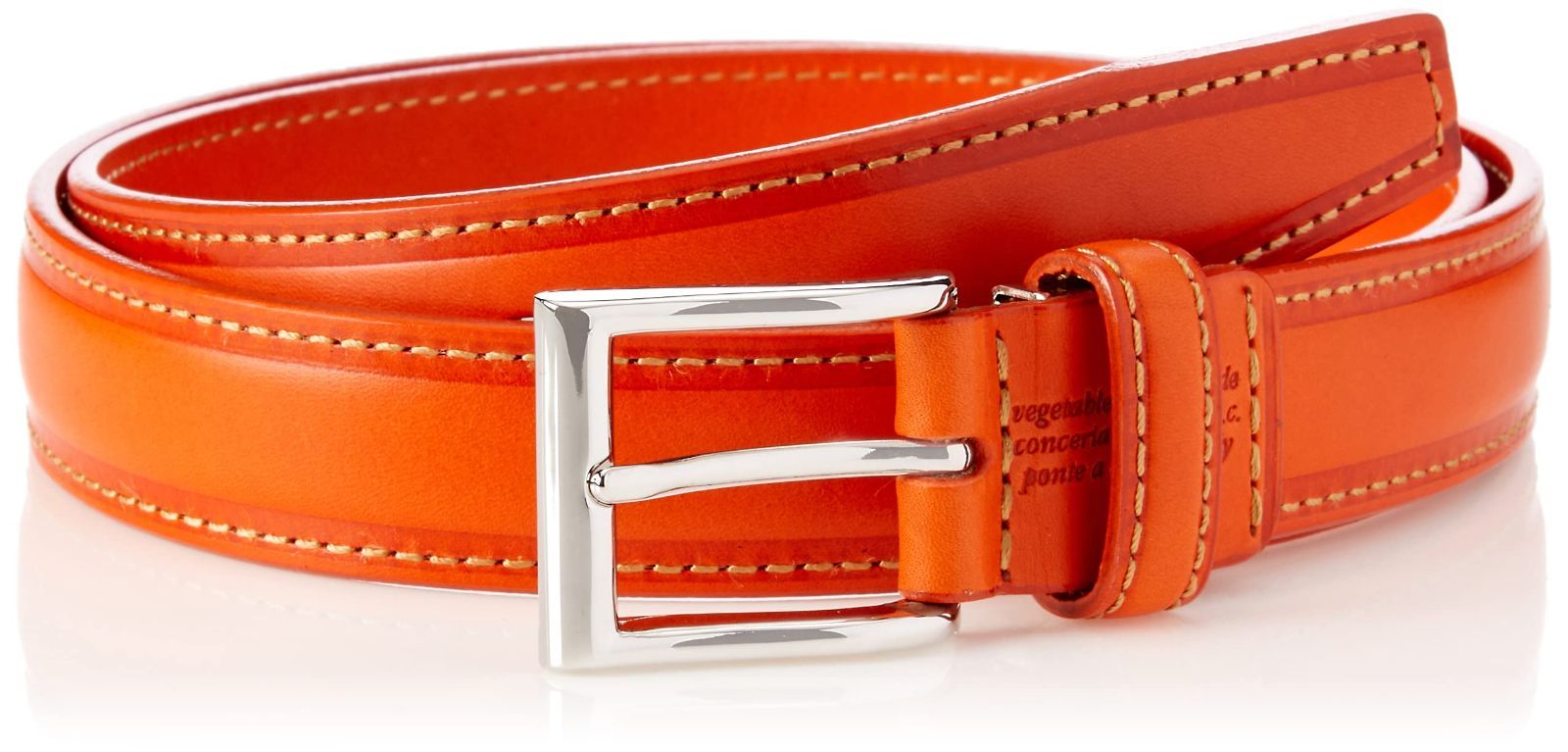 在庫処分 ブッテーロ ベルト イタリア NB16310 牛革 メンズ プレリーギンザ