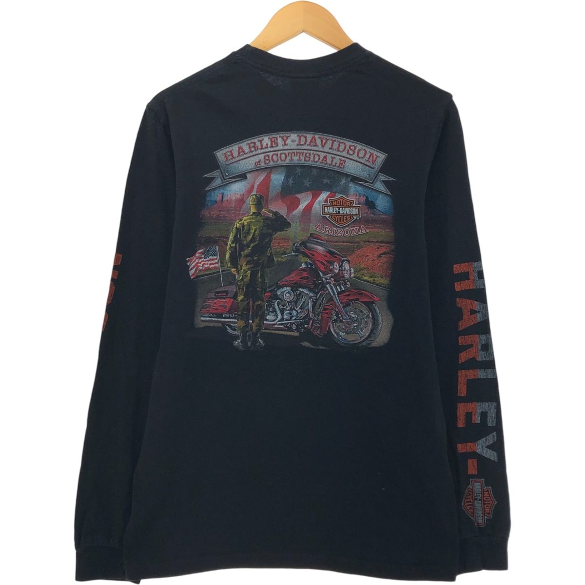 古着 ハーレーダビッドソン Harley-Davidson ロングTシャツ ロンT