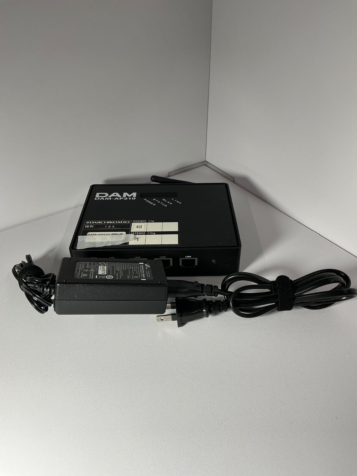 DAIICHIKOSHO DAM-AP210 ワイヤレスLANアクセスポイント 現状品 第一興商 DAM アクセスポイント DAM-AP210 カラオケ