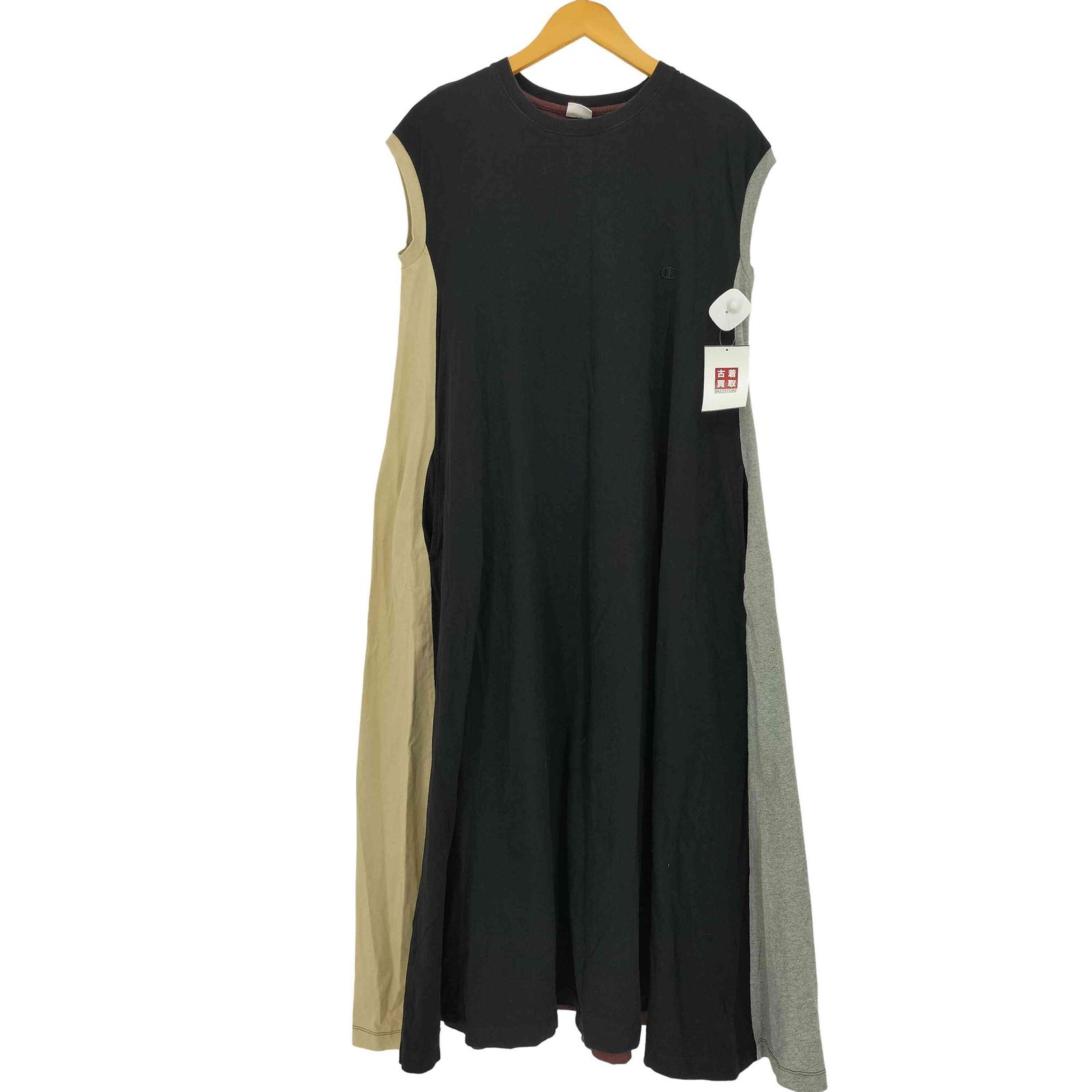 チャンピオン Champion 別注 マルチカラー ノースリーブワンピース  