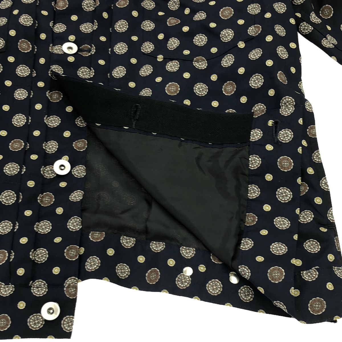 sacai サカイ 21SS Komon Print Jacket 小紋プリントシャツジャケット 