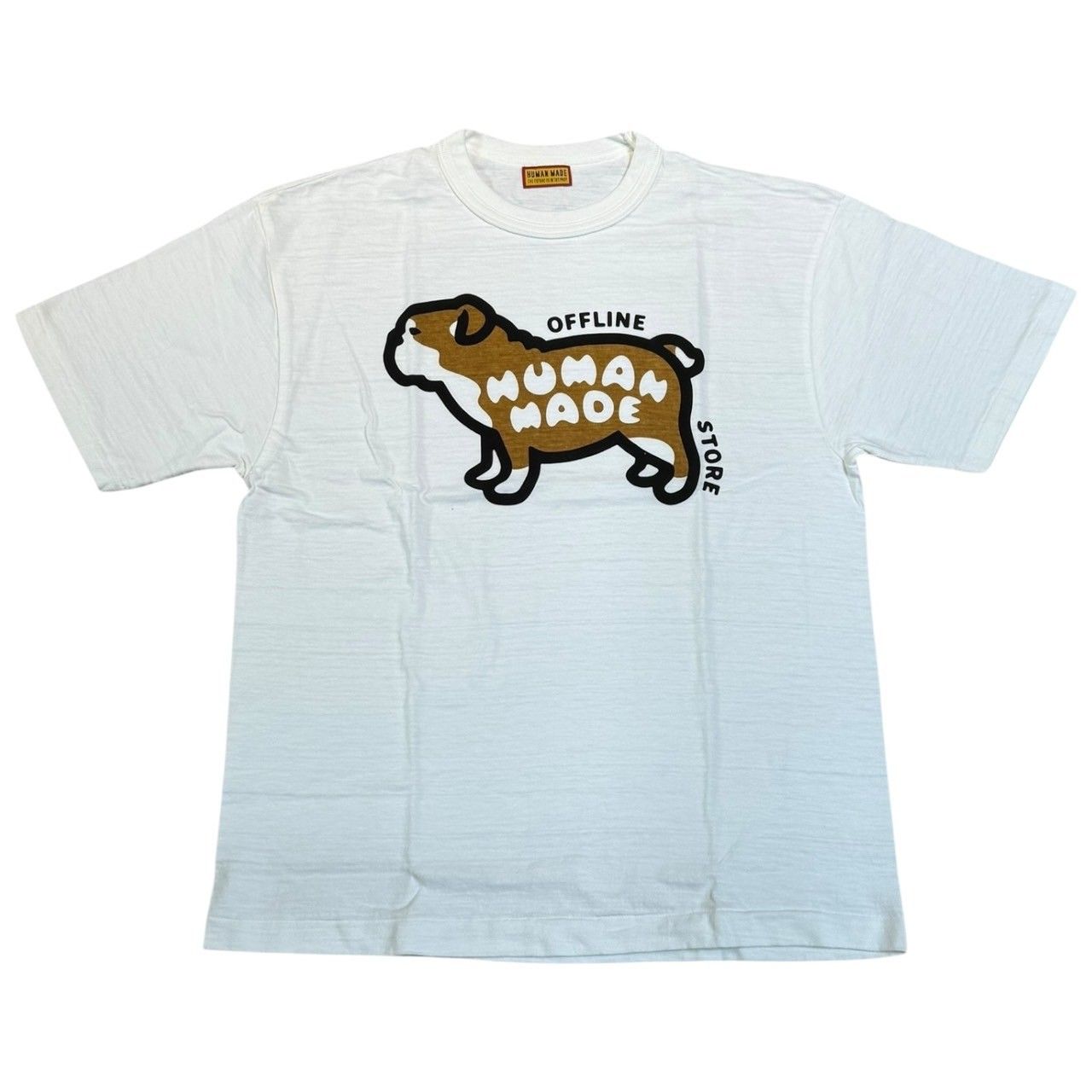 Human made オフラインストア TEE ブルドック 白L