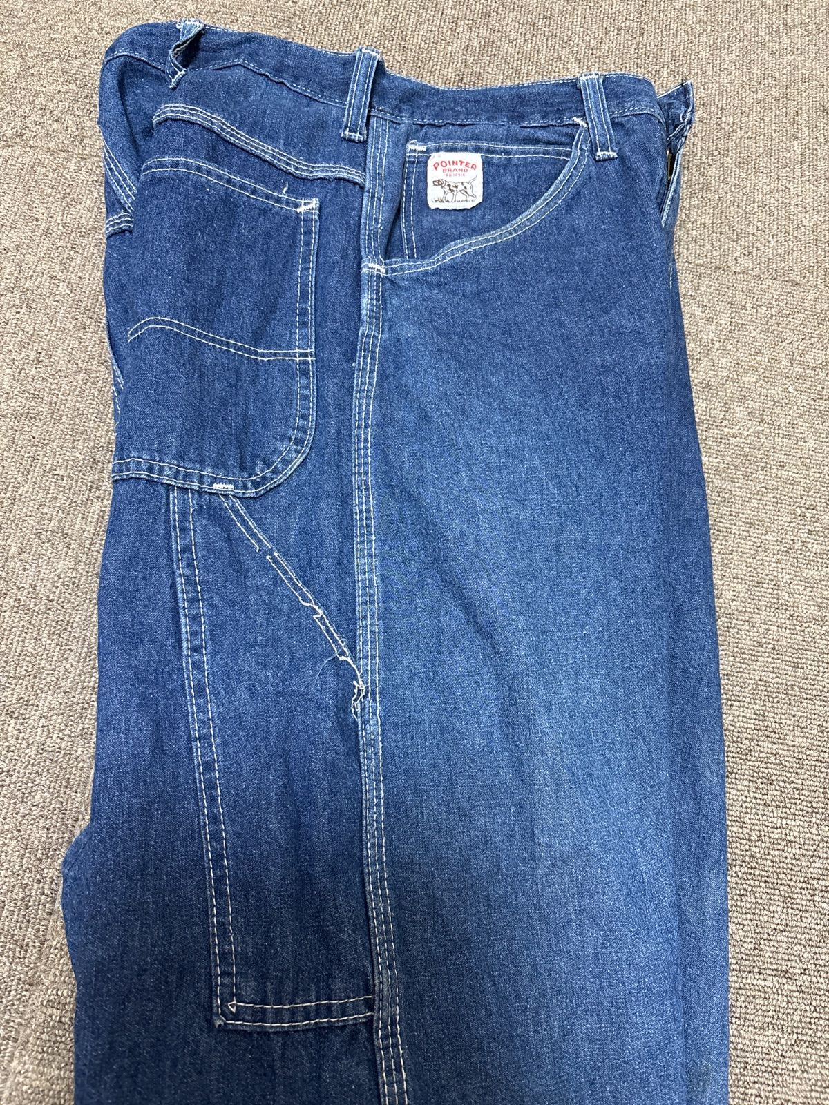 POINTER BRAND ワークパンツ デニムブルー 楽天市場】pointer（ポインター）ペインターパンツ メンズ アメリカ製