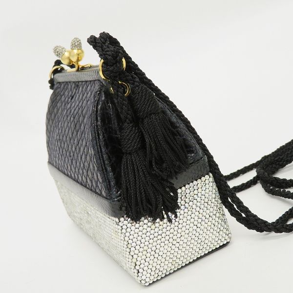 Judith Leiber ブラック パーティーバッグ JUDITH LEIBER COUTURE Slim