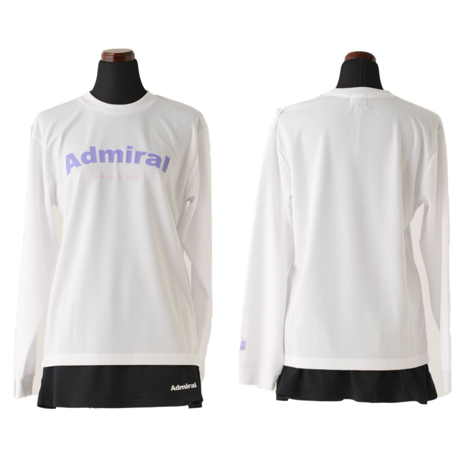 Admiral アドミラル テニス ウェア シャツ 半袖 長袖 2点セット 新品美 