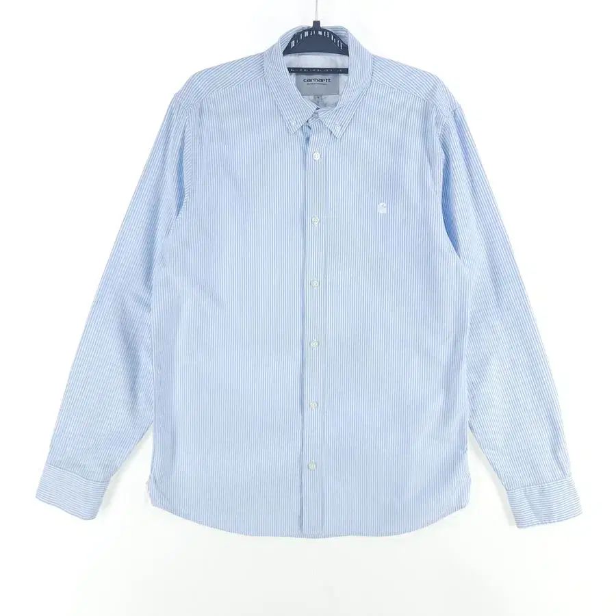 【雷市場（ポンジャン）商品韓国直送】 メンズ S Carhartt(カーハート) スカイブルー ストライプ シャツ Y4C ー 141 /ビンテージフレンド