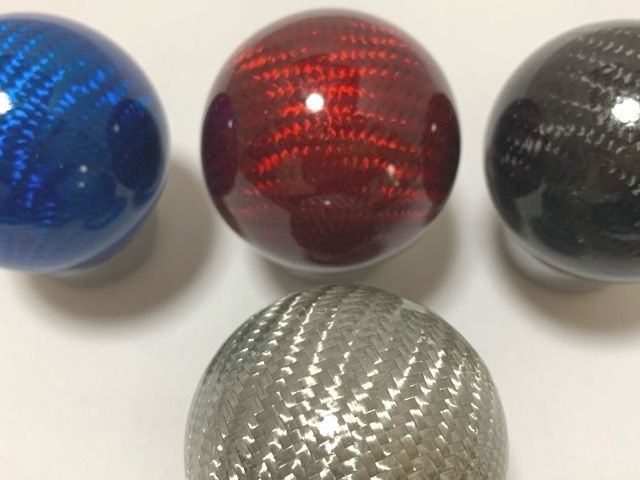 汎用シフトノブカーボンタイプ ボール型 アルミ シンプル　丸型 ミッション シフトレバー 車 旧車 ギアー ホンダ トヨタ カー用品