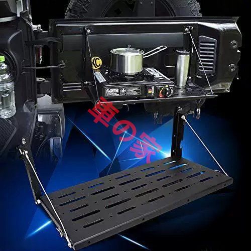 ジープ ラングラー JK 2007~2017年対応 2ドア 4ドア用 シングルレイヤー リアゲート収納ボード 折りたたみテーブル