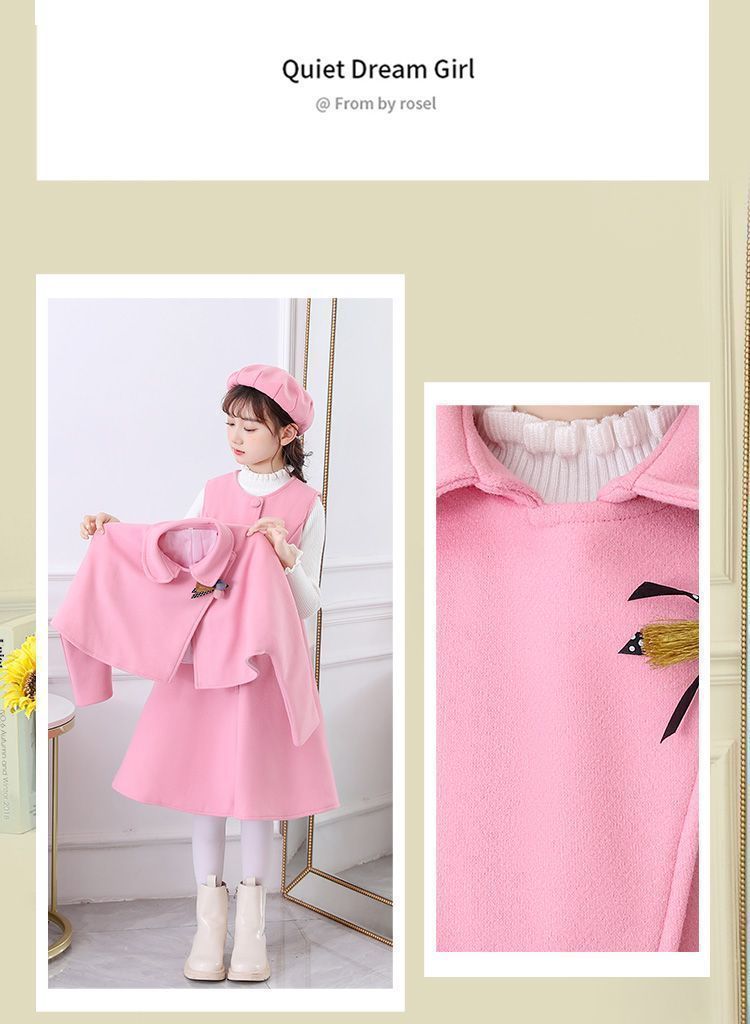 メゾピアノジュニア150コート女の子フワフワコート mezzo piano Junior