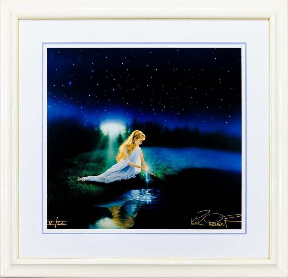 真作 WISH カーク レイナート Kirk Reinert ブリリアント ウォーター シバクローム 手彩色 直筆サイン ダイヤ付 25063603