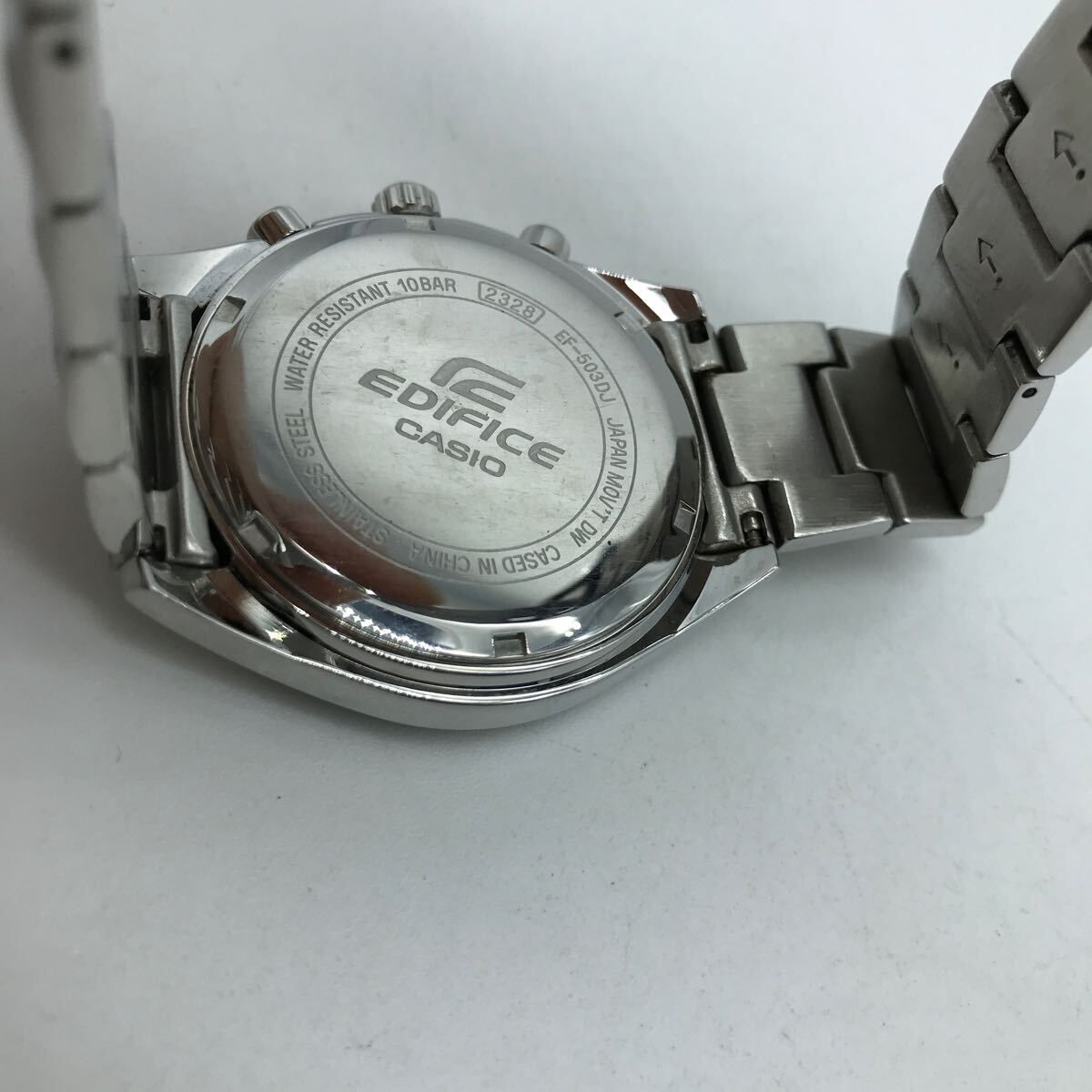CASIO カシオ EDIFICE 腕時計 クロノグラフ EF-503DJ 動作品 