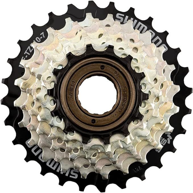 シマノ (SHIMANO) マルチプルフリーホイール MF-TZ510-7 7S 14-28T スポークプロテクター付 EMFTZ5107428CP  TOURNEY (ターニー) - メルカリ