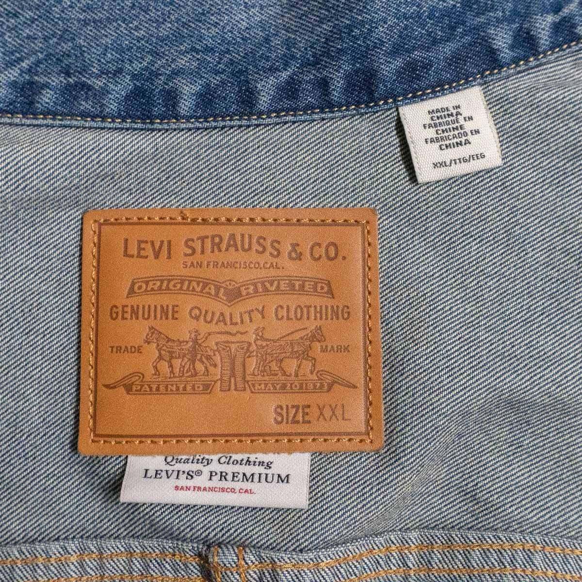 Levi's 1st ジャーナルスタンダードTバックXXLデニムジャケット 雰囲気抜群/加工モデル/Tバック】 LEVI'S PREMIUM【 TYPE I