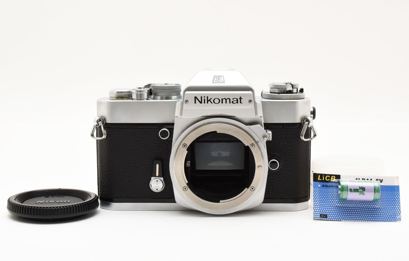 新品級 Nikon Nikomat EL シルバー モルト新品 #8229 新品級 Nikon Nikomat EL シルバー モルト新品 #8229