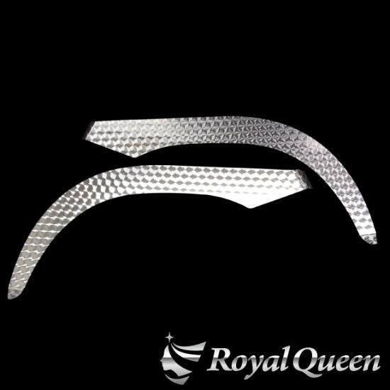 大型商品 日野 17 プロフィア H29.6～ ローキャブ フェンダーパネル ステンレス ウロコ柄 左右セット RQFP22H