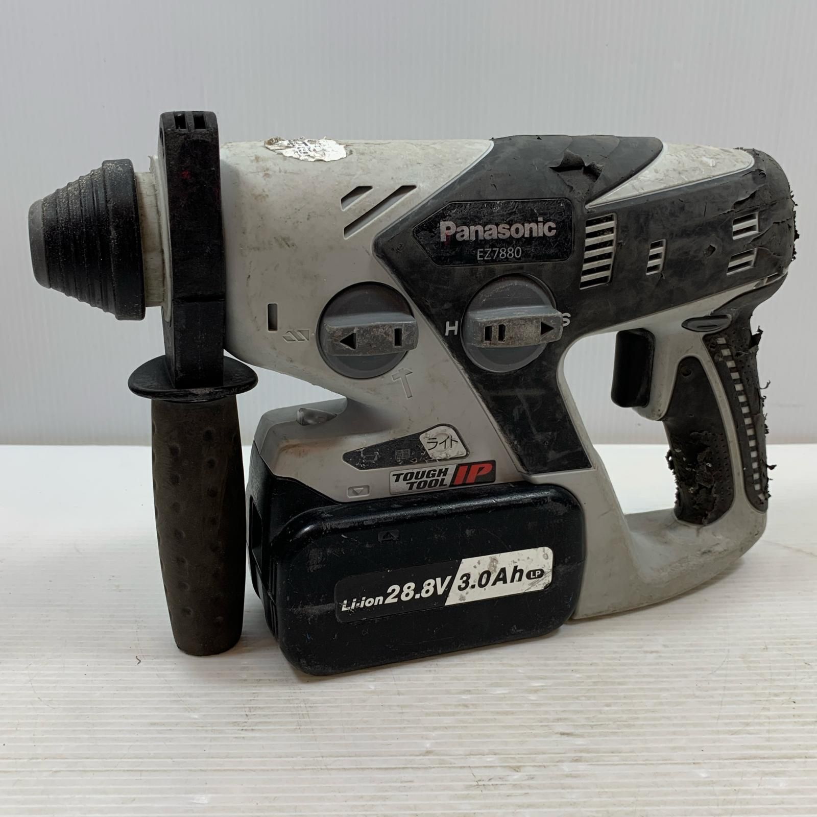 κκPanasonic パナソニック 締め付け工具 ハンマドリル コードレス式 28.8v 3.0Ah EZ7880 ブラック×グレー