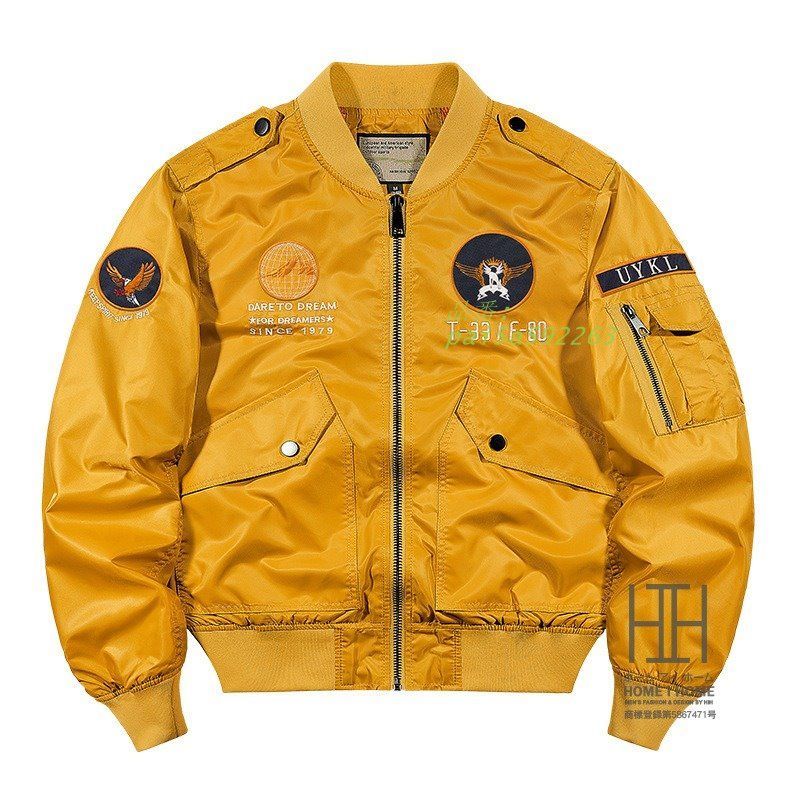 バック刺繍入り 春秋