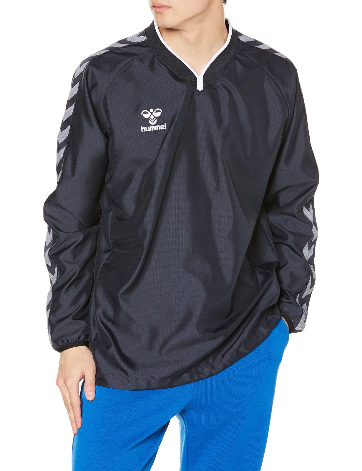 サッカー フットサル ヒュンメル ウォームアップジャケット フルジップ ジップアップ ジャージ 吸汗速乾 HAT2059 ヒュンメル チームウォームアップジャケット HAT2098