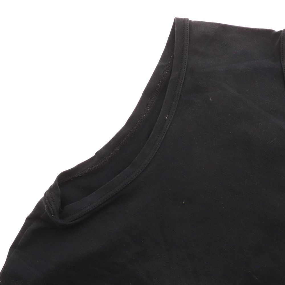 PRADA sports プラダスポーツ ノースリーブ カットソー ブラック L PRADA sports プラダスポーツ ノースリーブ カットソー ブラック