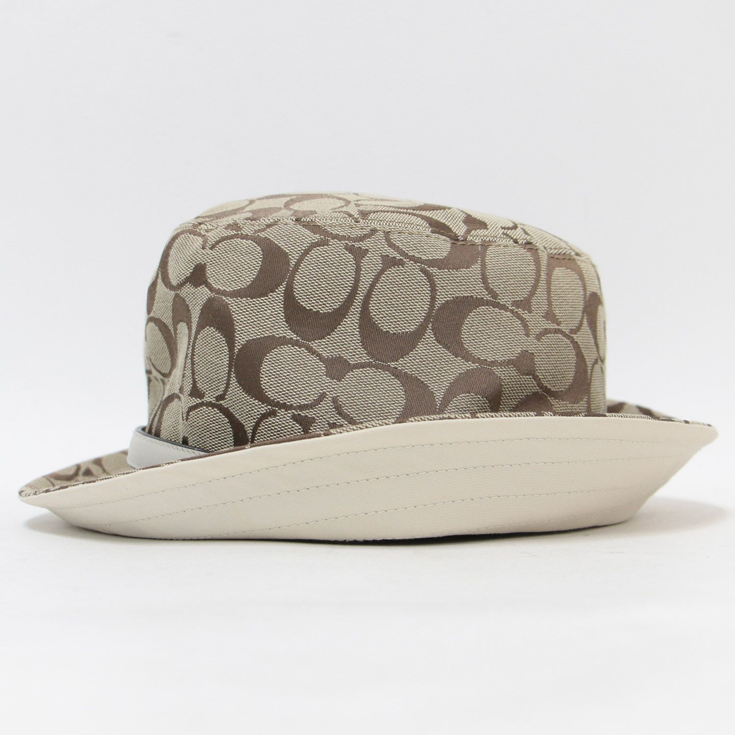 COACH バケットハット ベージュ COACH バケットハット ベージュ M/L