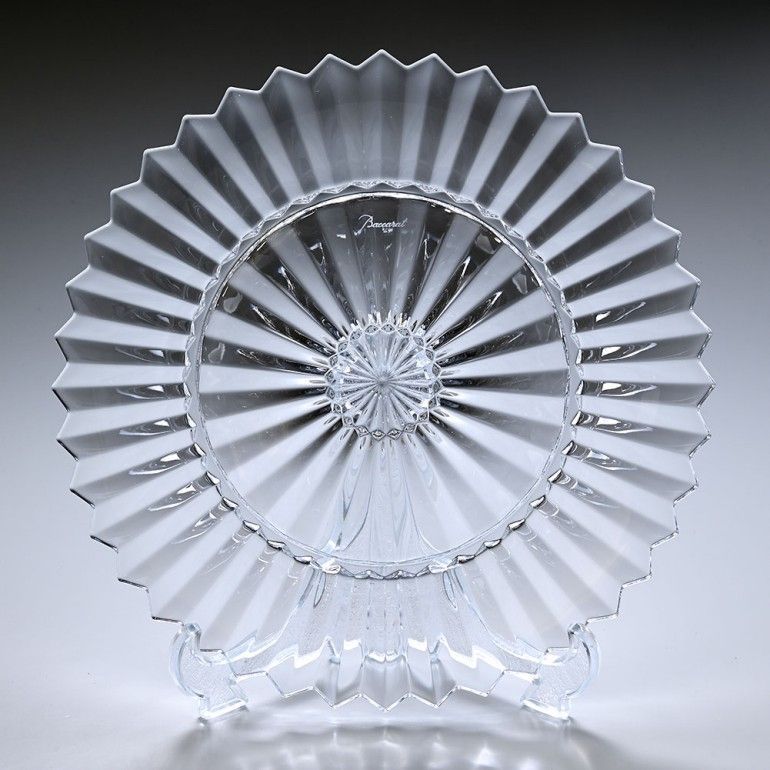 未使用 Baccarat バカラ ミルニュイ プレート 21cm 皿 食器 ⑤ 未使用