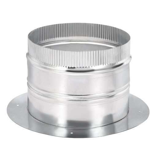 PATIKIL8”丸型ダクト 亜鉛メッキ鋼ダクトコネクタフランジパイプ フレキシブルまたはリジッドダクト用テイクオフ 暖房冷房換気排気ファン通気システム