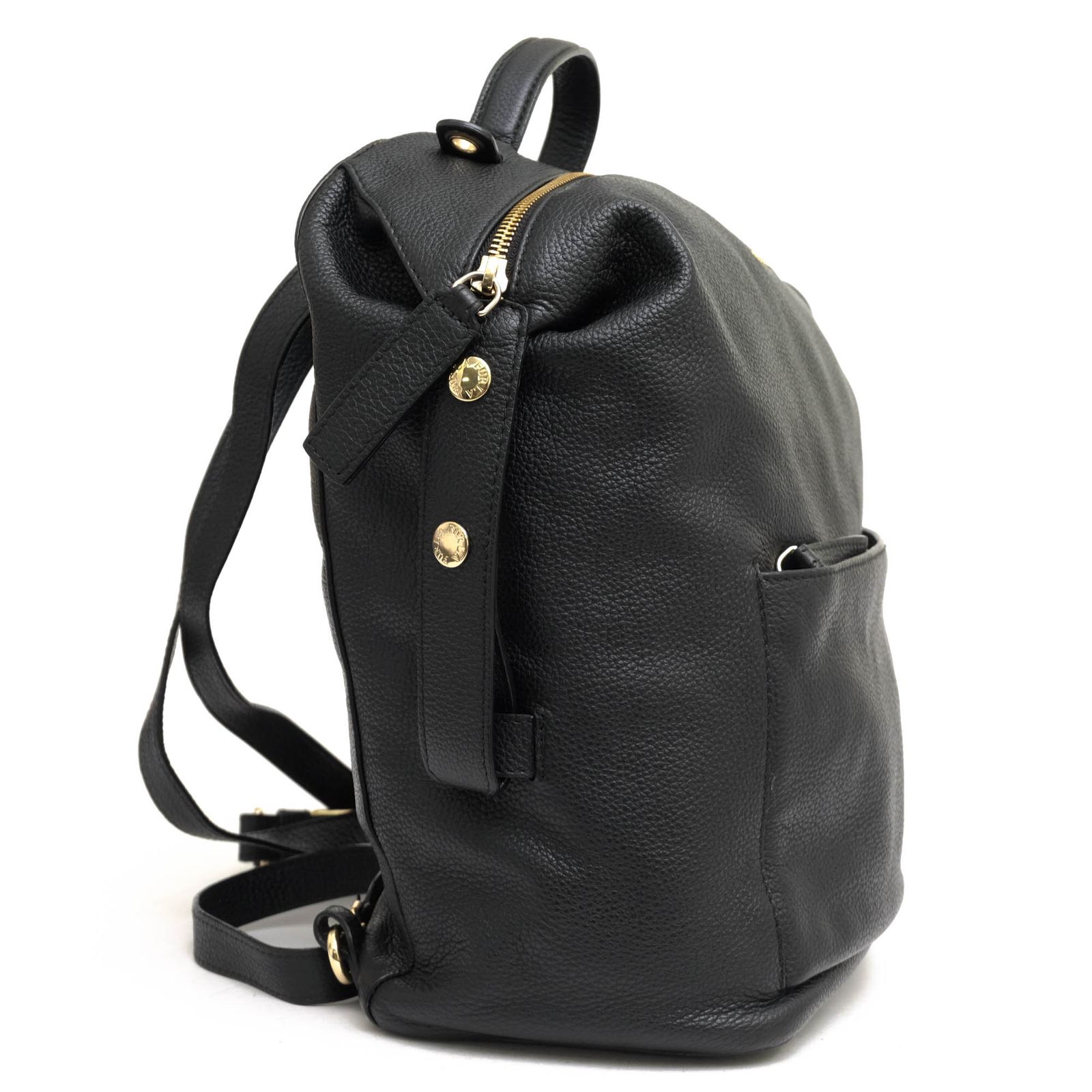 FURLA フルラ シボ革 3way ブラック 黒 レザーリュック バッグパック