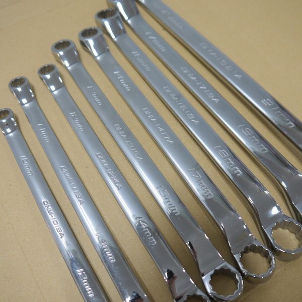 8本セット オフセット両口メガネレンチ