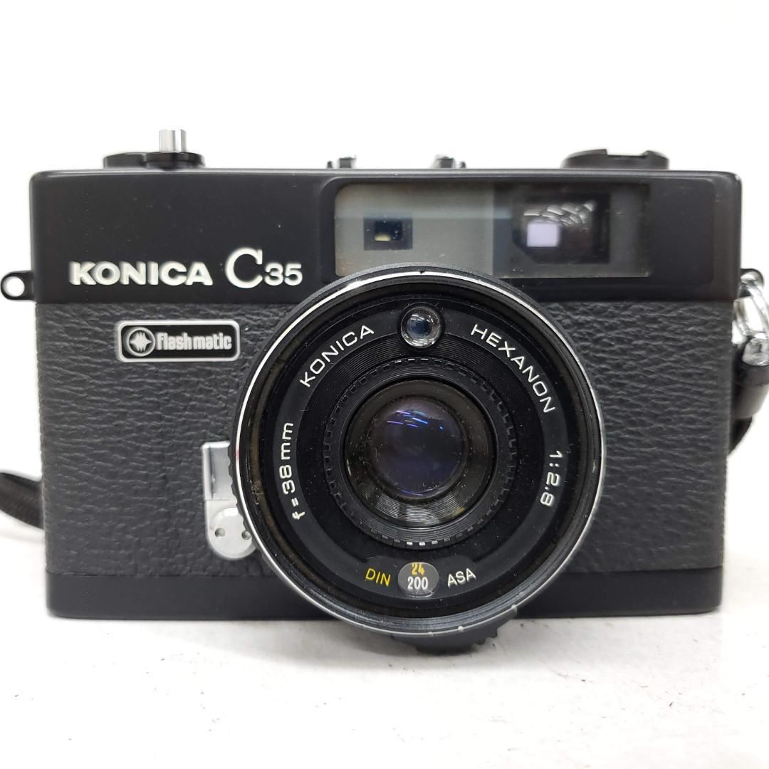 【動作確認済】 KONICA C35 F0821-11ID p 動作確認済】KONICA C35 Flash matic F0821-11ID - メルカリ