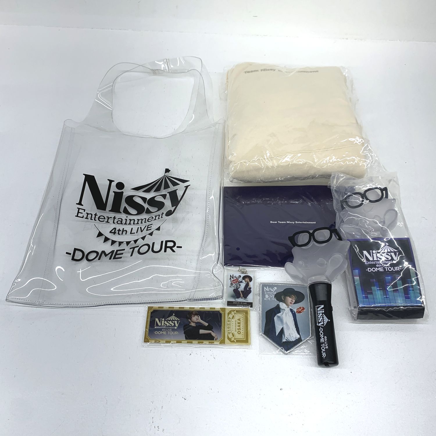 サマーセール ミニグランド バンドル ☆加古川物流】【中古品】Nissy パーカー等 tour dome live 4th ミュージシャン