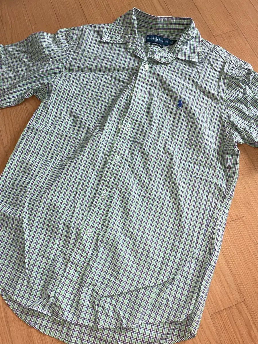 ポロ Ralph Lauren(ラルフローレン) チェック シャツ 緑