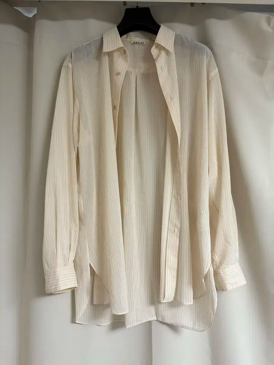AURALEE オーラリー ストライプ シャツ 5 サイズ 105 xl