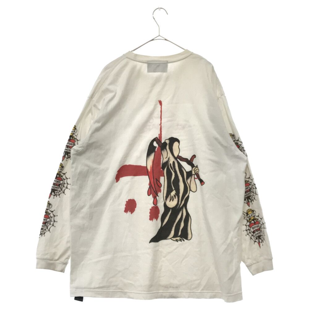 cvtvlist (カタリスト) ×ED HARDY ロゴプリントクルーネック長袖T