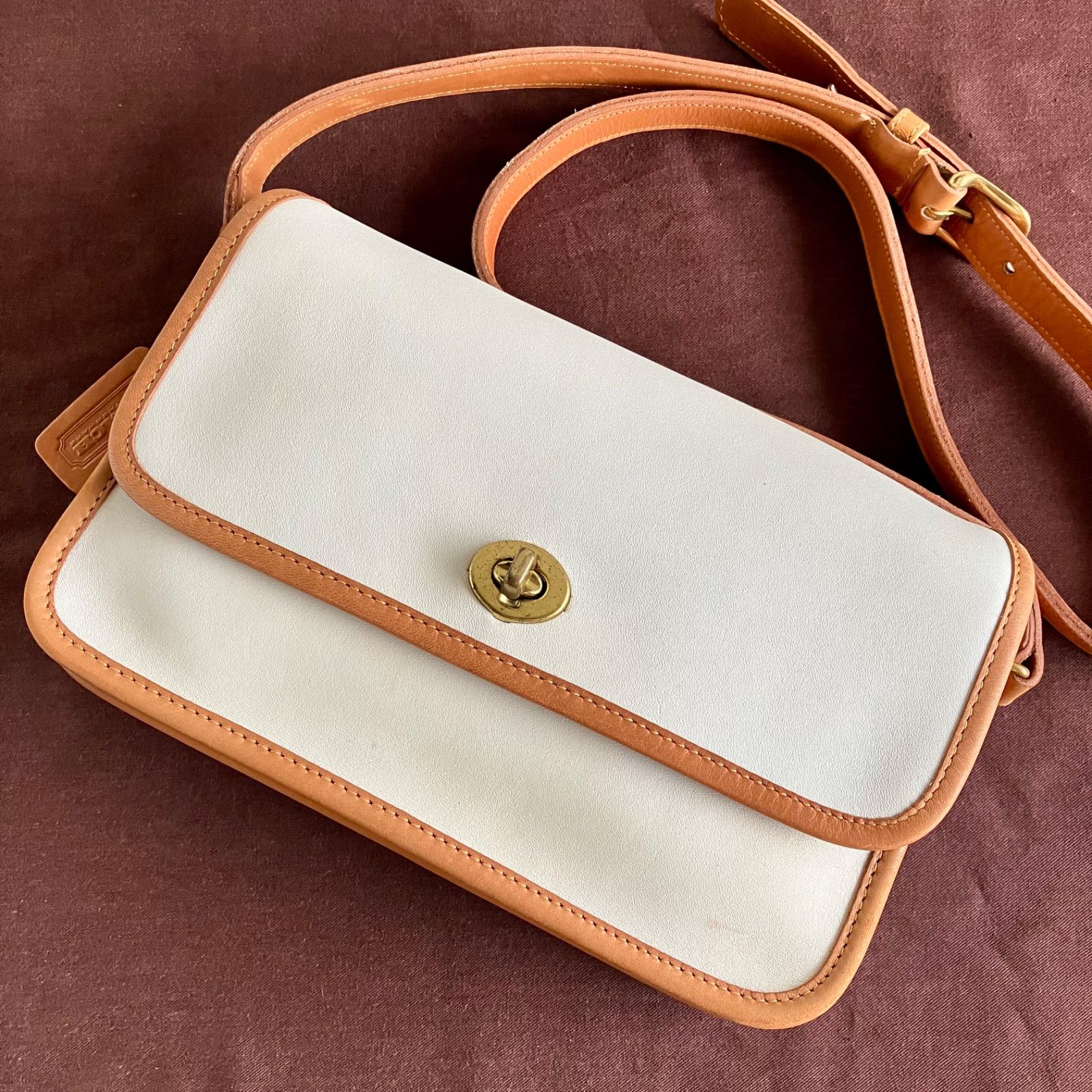 Vintage Coach Compartment Bag Spectator Shoulder Bag Crossbody