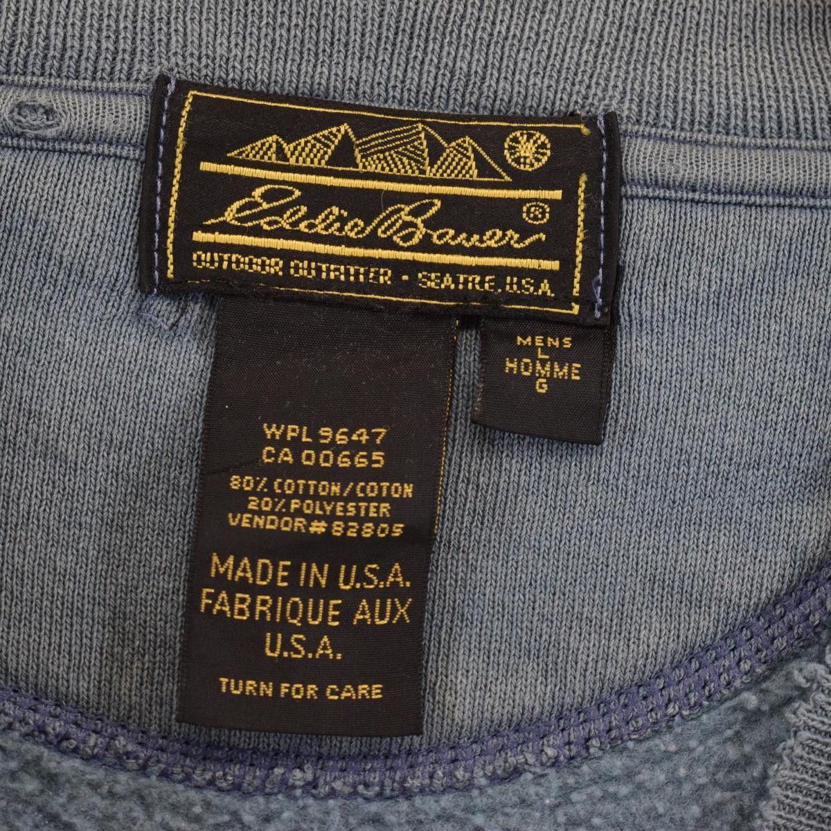 古着 90年代 エディーバウアー Eddie Bauer プリントスウェットシャツ ...