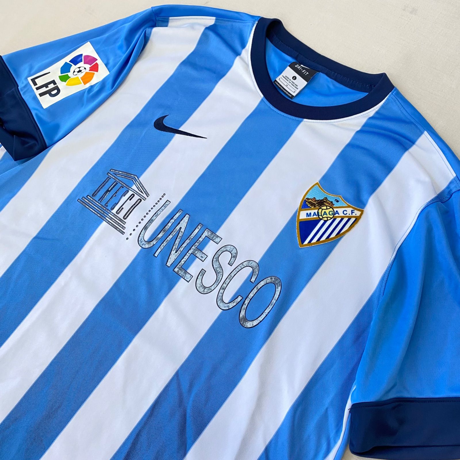 NIKE - 新品未使用 NIKE 2013-14 マラガCF ユニフォーム 水色 白