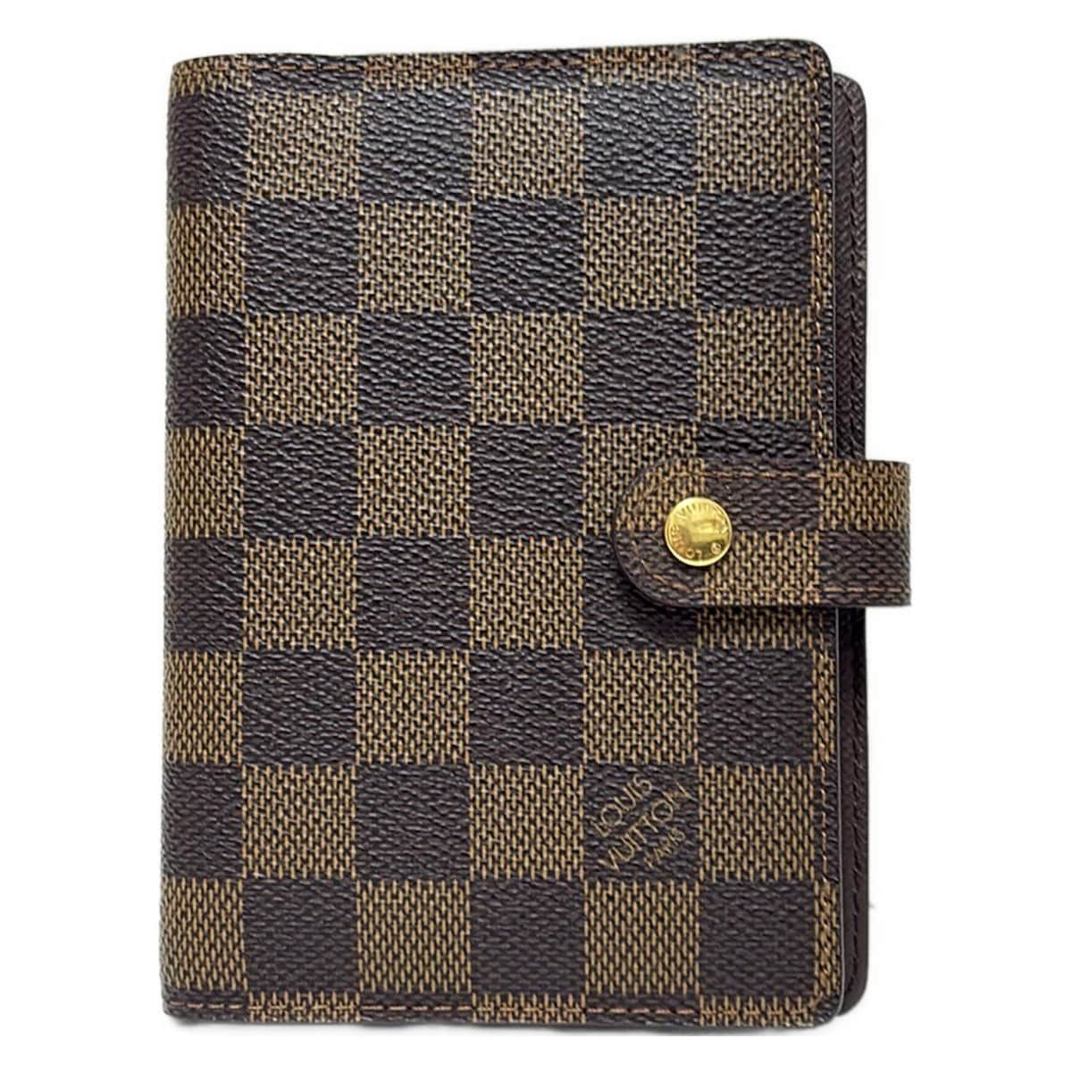 LOUIS VUITTON ルイヴィトン 手帳 ダミエ アジェンダPM R20700 エベヌ イニシャル刻印