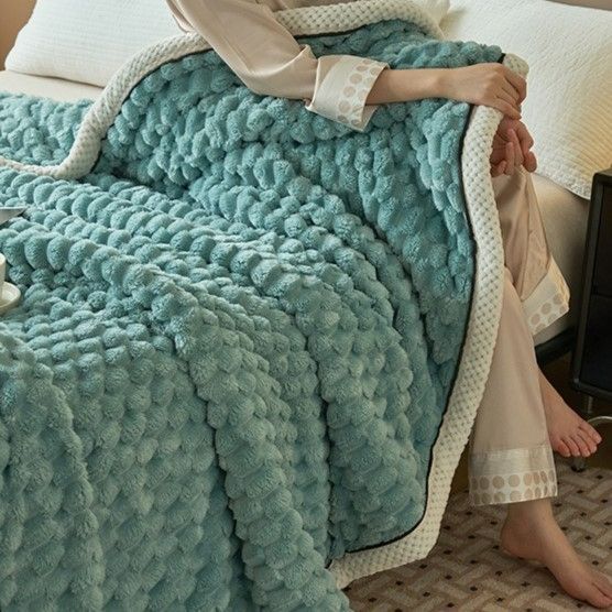クイーンサイズ ダブルサイズ 180cm×200cm 毛布 お洒落 カシミヤ  ウール もこもこ毛布 お洒落 かわいい ふわふわ フリース ひざ掛け ブランケット