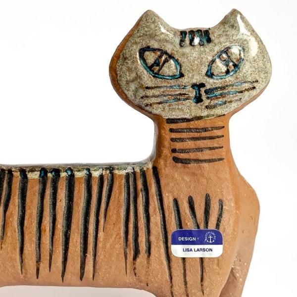 リサラーソン LILLA ZOO Katt お座りした猫 ヴィンテージ 置物