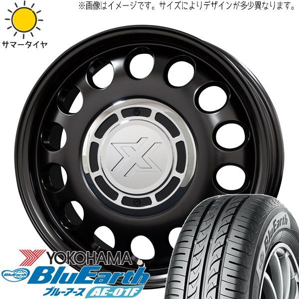 シャトル グレイス 185/60R15 ホイールセット | ヨコハマ ブルーアース AE01F & スティール 15インチ 4穴100 - メルカリ