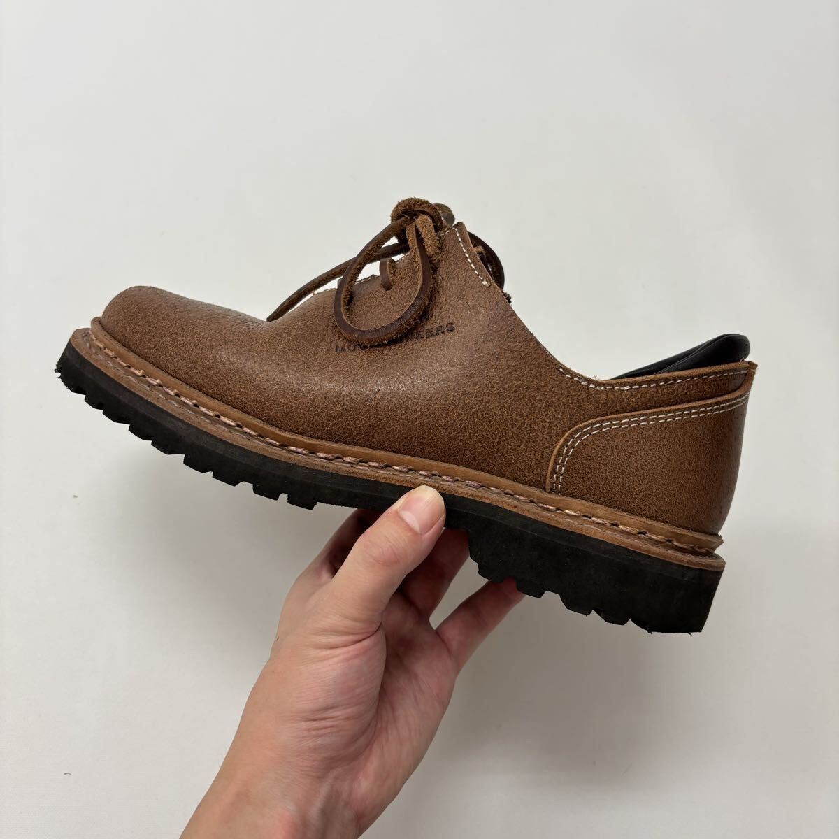 【新年大処分特価】 名作 MOUNTAIN RESEARCH マウンテンリサーチ Sett for 028 TREK WALKER トレック ウォーカー シューズ BROWN サイズ 25.5cm 710-0240