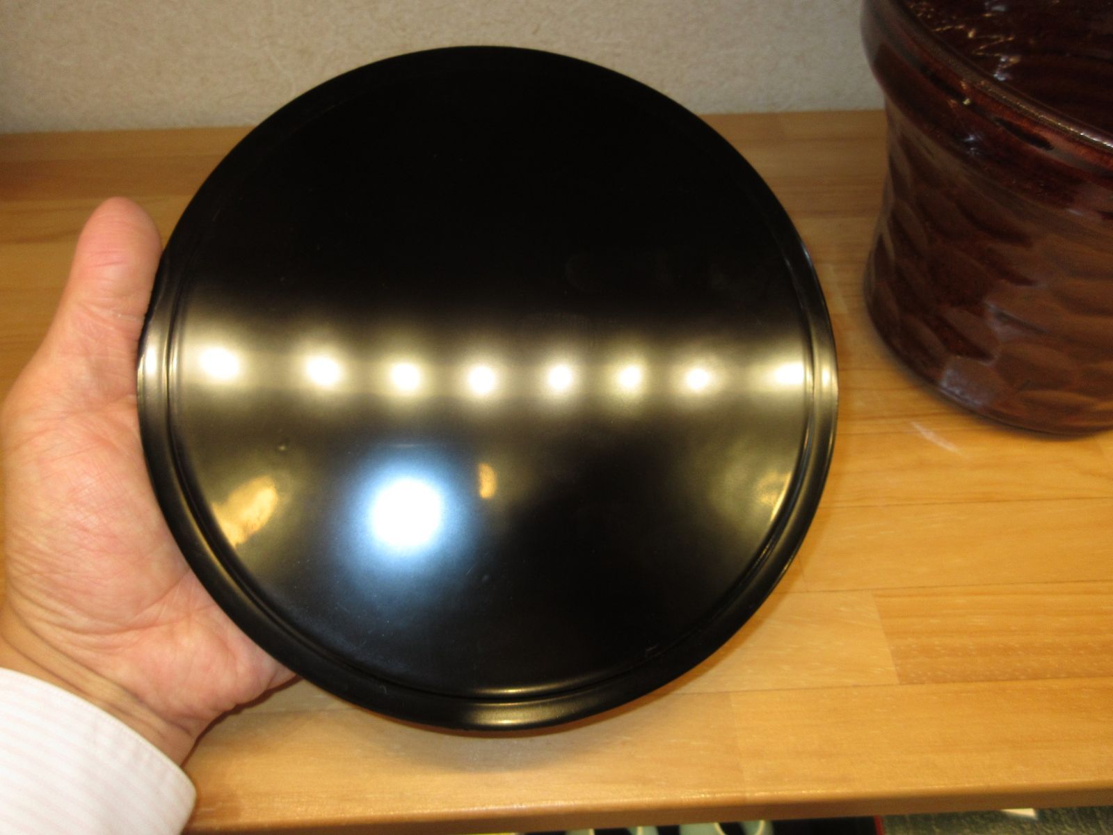 送料込【逢絢亭】茶道具 水指 京焼 飴釉 裏千家好写 末広水指 栄昌作 共箱入り 逢絢亭】茶道具 水指 京焼 飴釉 裏千家好写 末広水指 栄昌作 共