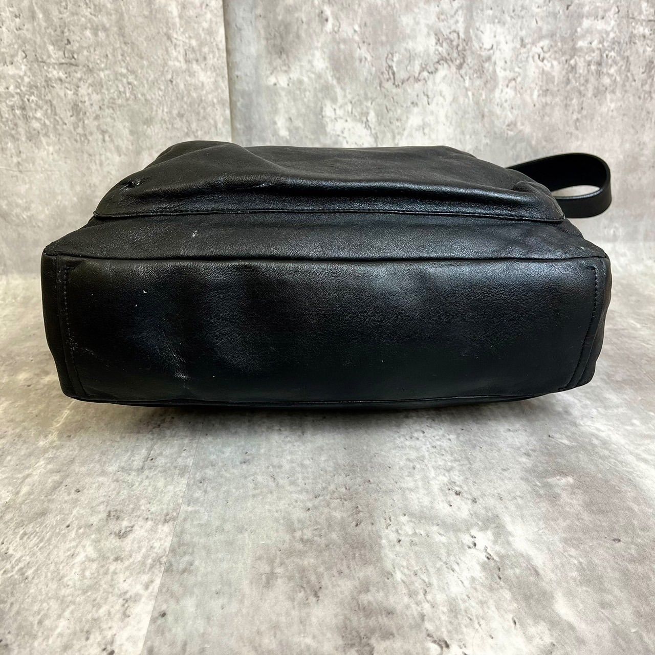 良品✨ジルサンダー オールレザー ロゴ 型押し トートバッグ 